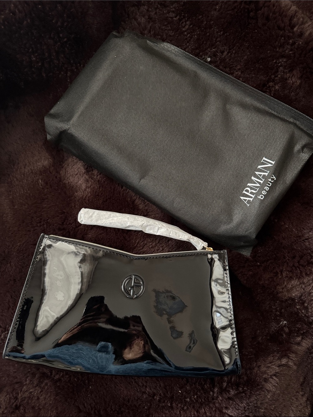 Giorgio Armani Black Evening pouch